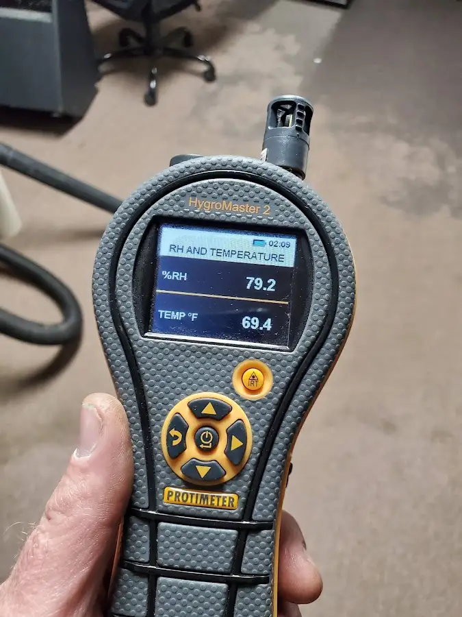 Moisture meter humidity assessment for Mold Remediation & Removal in Massanetta Springs